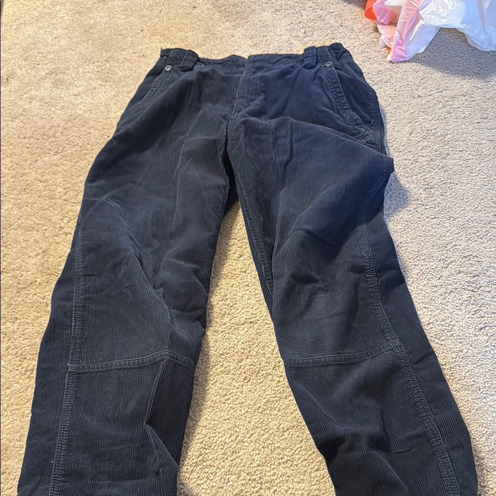 Place Blue Corduroy Jeans with Relaxed Fit and Elastic Waistband